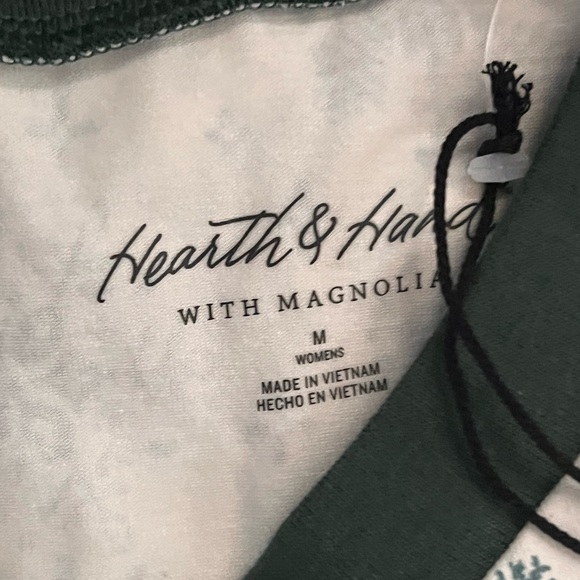 Magnolia Hearth & Home M Union Suit  Green Good Tidings - Picture 2 of 4
